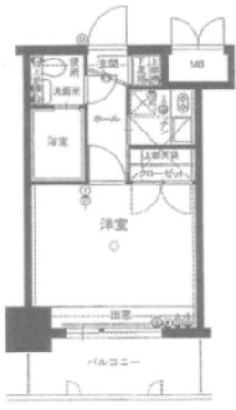 エステートモア・平尾駅前通りの物件間取画像